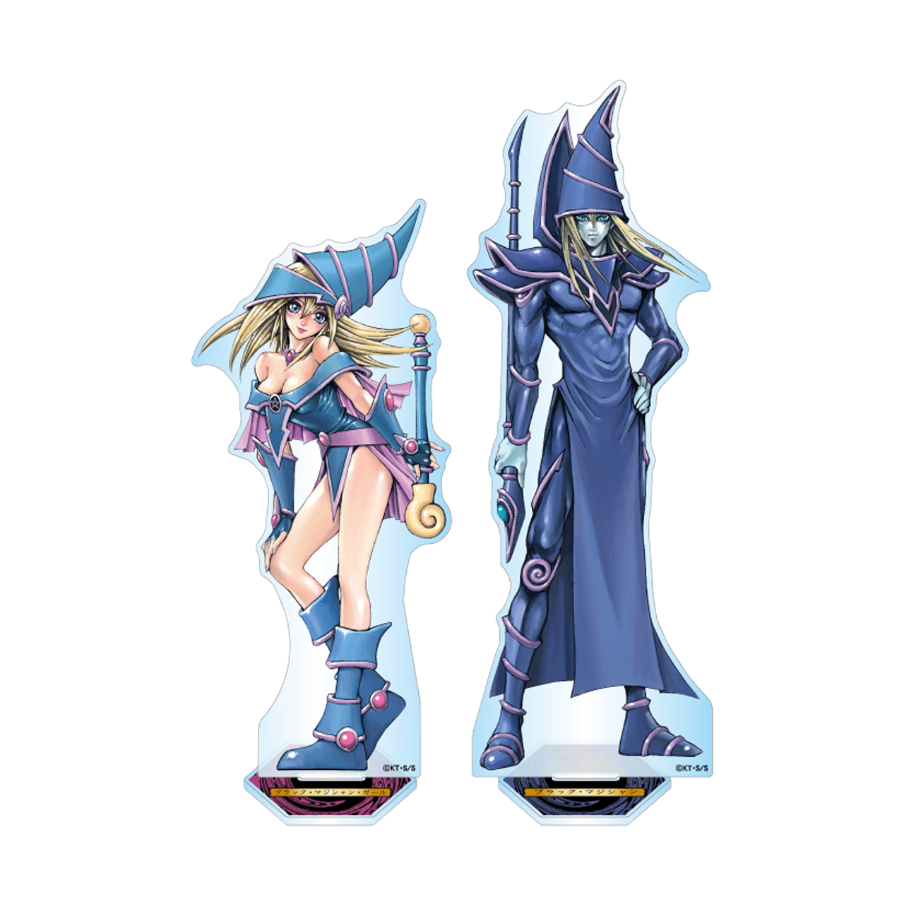 アクリルMEGAフィギュア2体セット ブラック・マジシャン＆ブラック・マジシャン・ガール